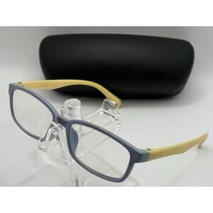 Oakley Eyeglasses Blue Yellow Full Rim Rectangle With Case